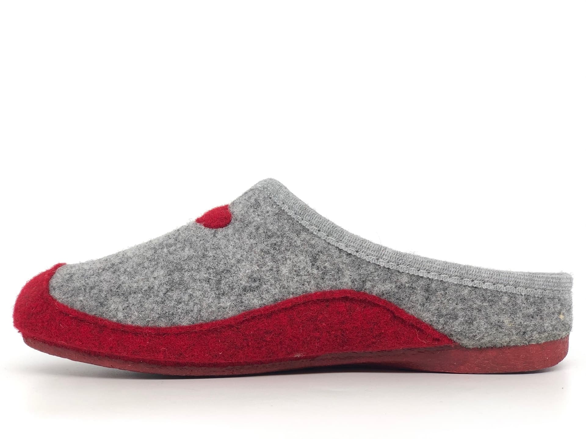 GRUNLAND Ciabatte donna ADRI CI1672 grigio rosso in Pantofole Calzature Durello - Agna, commercioVirtuoso.it