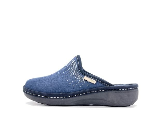 GRUNLAND Ciabatta Donna Alde Blu in Pantofole Calzature Durello - Agna, commercioVirtuoso.it