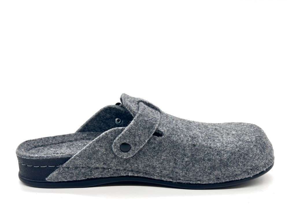 Grunland ciabatte uomo feltro in feltro di lana rigenerata grigio in Pantofole Calzature Durello - Agna, commercioVirtuoso.it