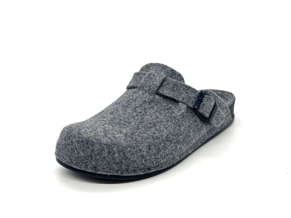 Grunland ciabatte uomo feltro in feltro di lana rigenerata grigio in Pantofole Calzature Durello - Agna, commercioVirtuoso.it