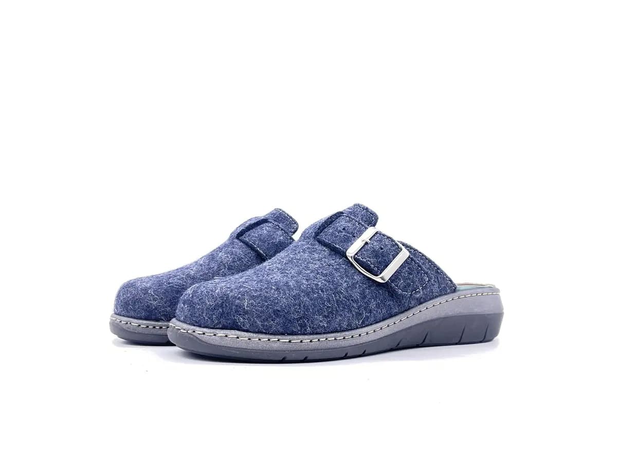 GRUNLAND Ciabatte Estraibili Chiuse Donna Dasa Blu - 7