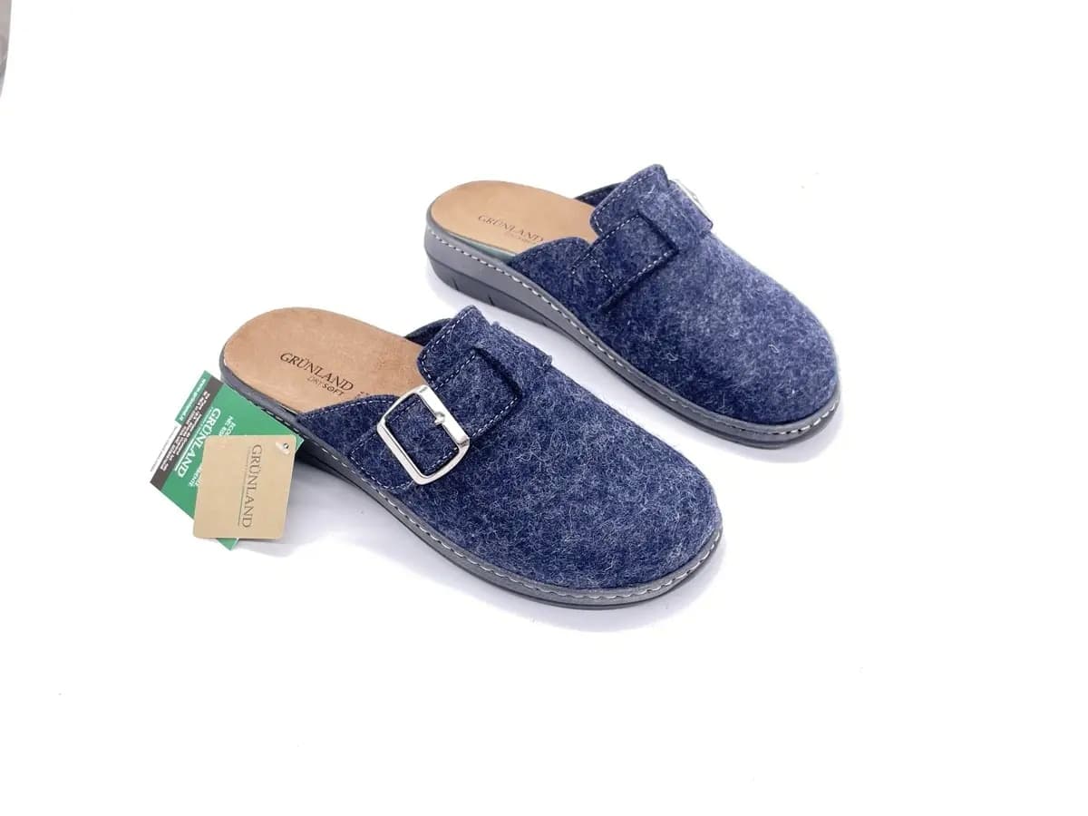 GRUNLAND Ciabatte Estraibili Chiuse Donna Dasa Blu in Infradito e ciabatte da spiaggia Calzature Durello - Agna, commercioVirtuoso.it