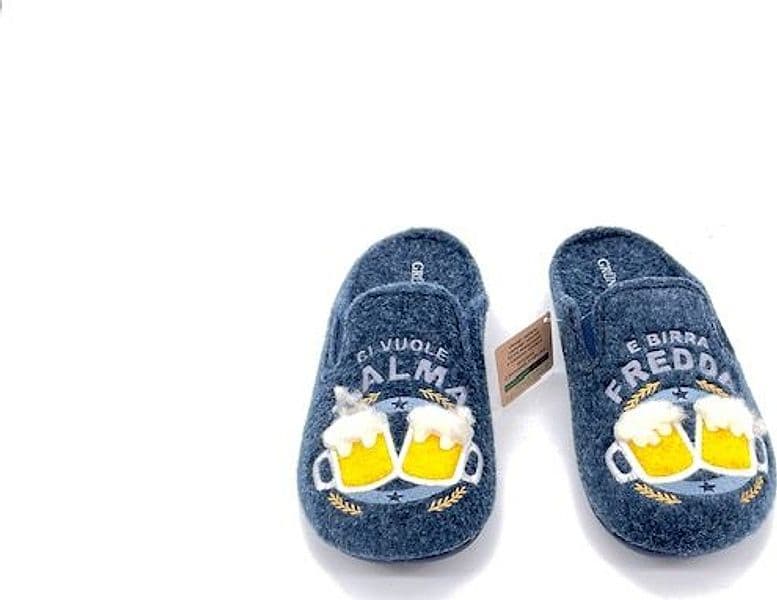 GRUNLAND Ciabatte Uomo Lecy Blu Birra - 5