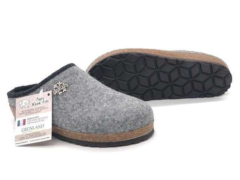 GRUNLAND Ciabatte donna SARA CB016911 grigio in Pantofole Calzature Durello - Agna, commercioVirtuoso.it
