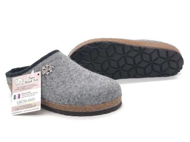 GRUNLAND Ciabatte donna SARA CB016911 grigio in Pantofole Calzature Durello - Agna, commercioVirtuoso.it