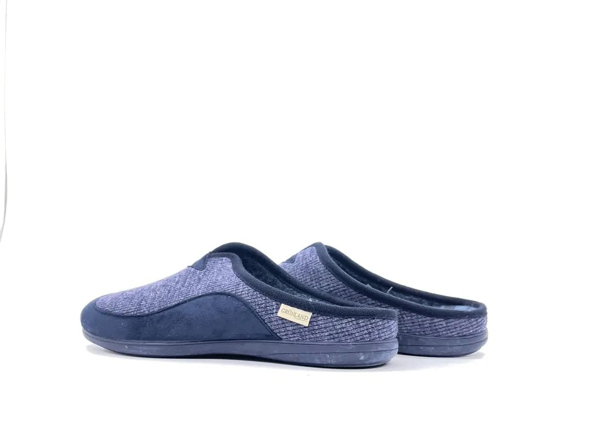 GRUNLAND Pantofole uomo GAFO blu in Pantofole Calzature Durello - Agna, commercioVirtuoso.it