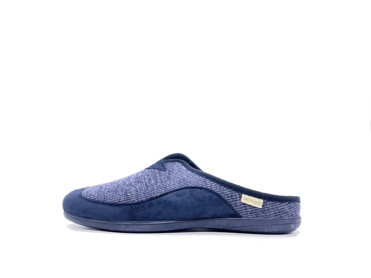 GRUNLAND Pantofole uomo GAFO blu in Pantofole Calzature Durello - Agna, commercioVirtuoso.it