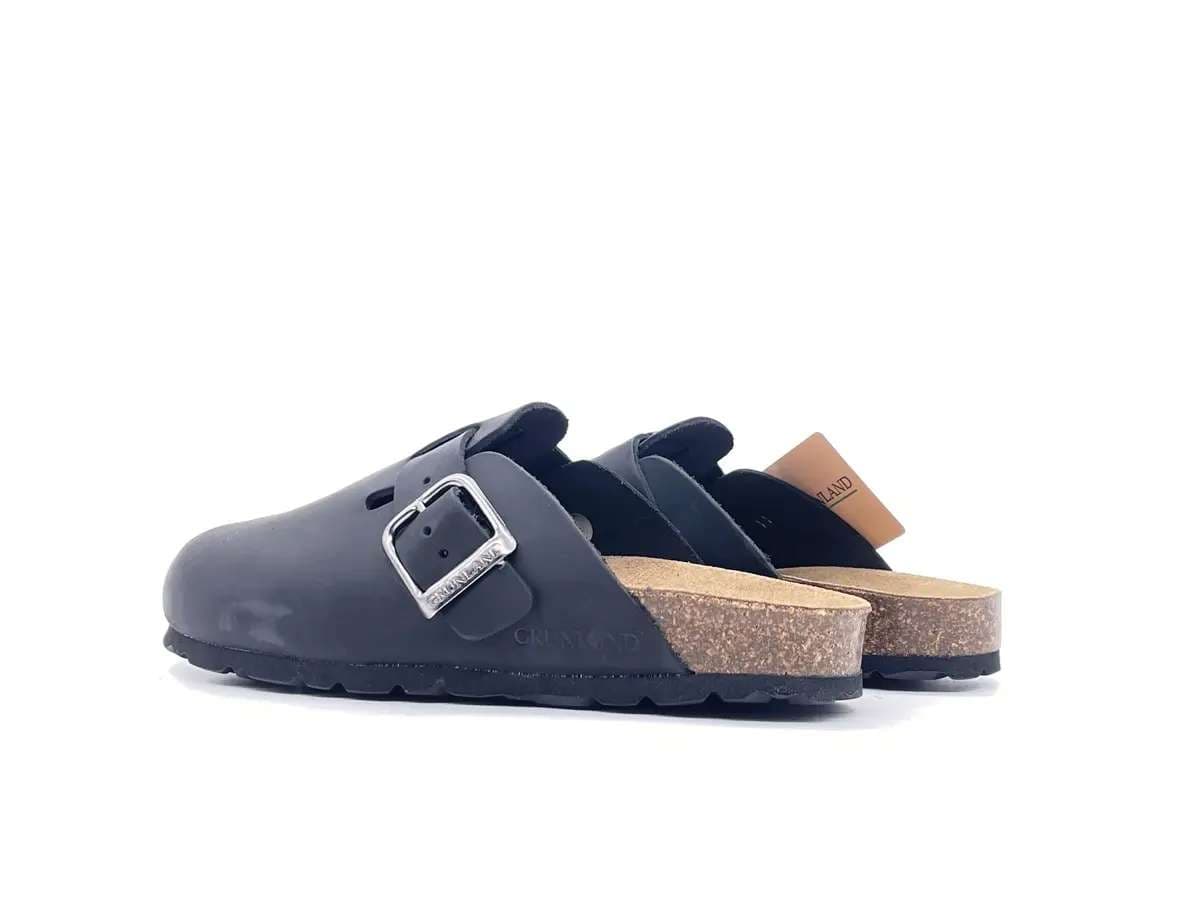 GRUNLAND Ciabatta Chiusa Donna Sara Nero in Ciabatte moda Calzature Durello - Agna, commercioVirtuoso.it