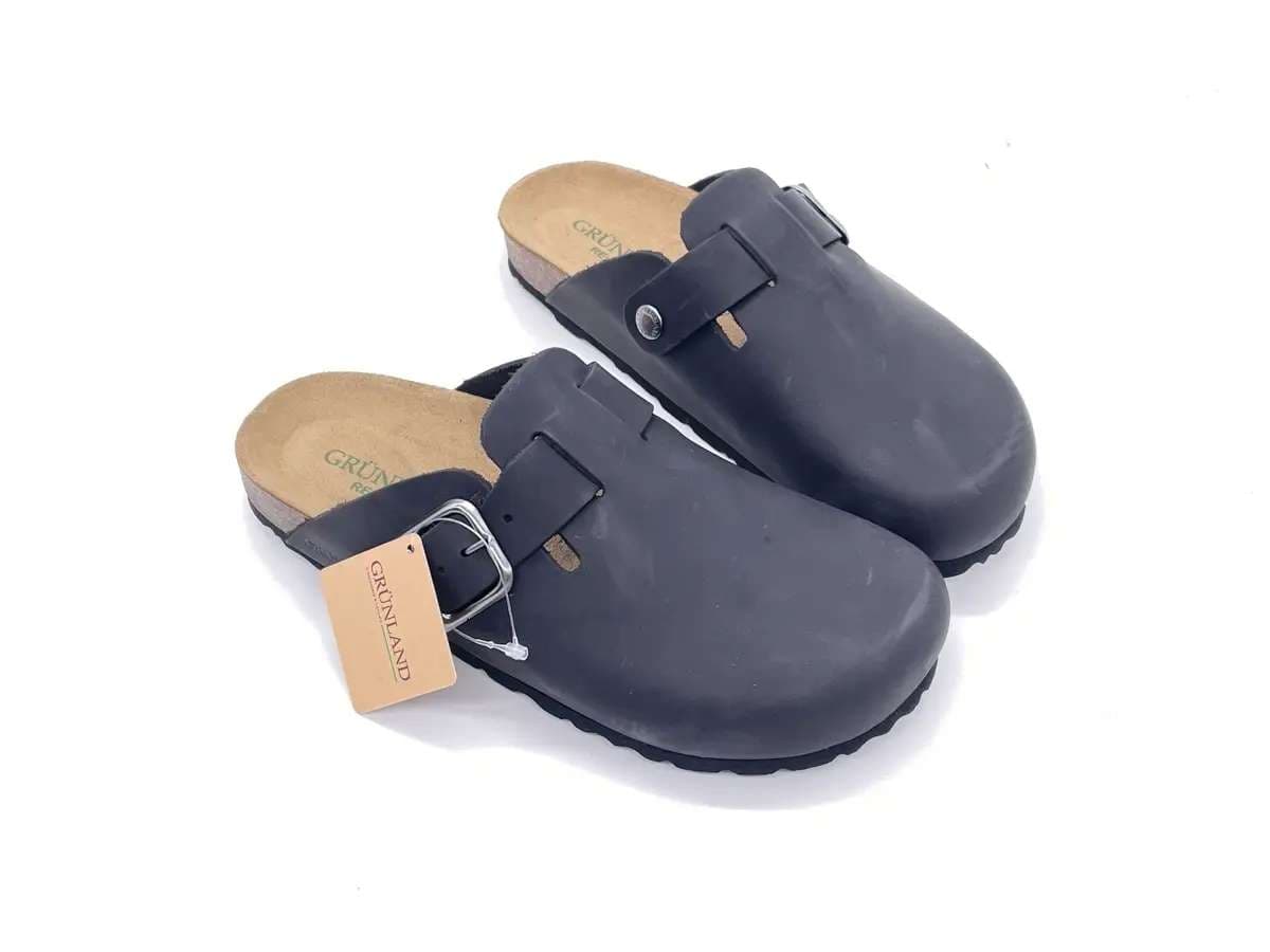 GRUNLAND Ciabatta Chiusa Donna Sara Nero in Ciabatte moda Calzature Durello - Agna, commercioVirtuoso.it