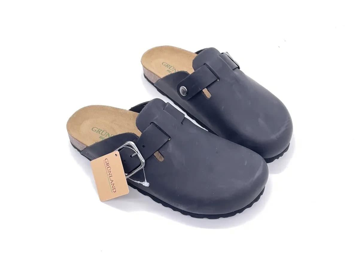 GRUNLAND Ciabatta Chiusa Donna Sara Nero in Ciabatte moda Calzature Durello - Agna, commercioVirtuoso.it