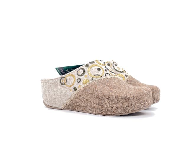 GRUNLAND Ciabatta Chiusa Donna Rapy Nocciola Panna - 5