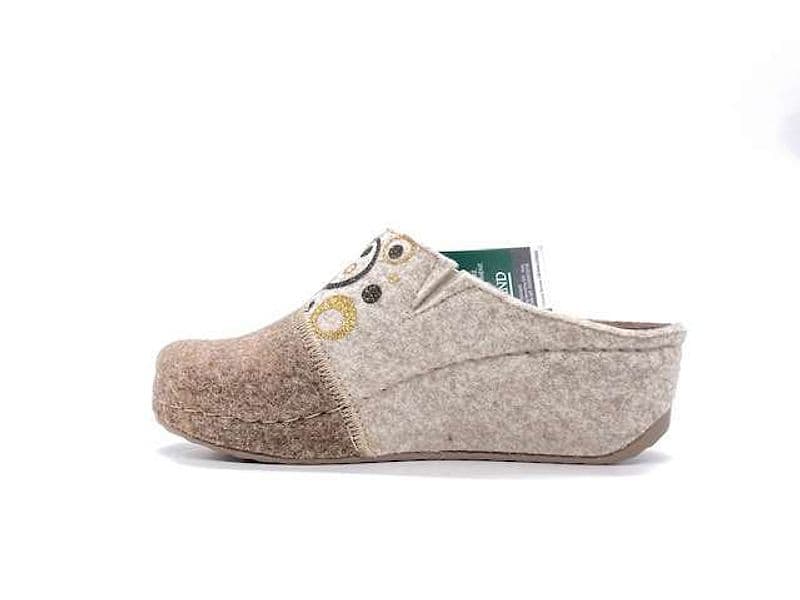 GRUNLAND Ciabatta Chiusa Donna Rapy Nocciola Panna - 5