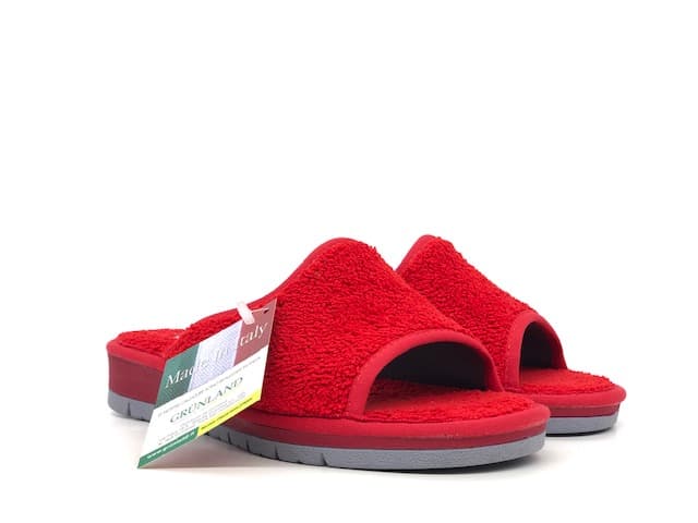 GRUNLAND Ciabatta Dola Donna in spugna Rosso - 5