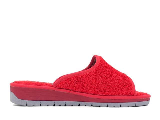 GRUNLAND Ciabatta Dola Donna in spugna Rosso in Pantofole Calzature Durello - Agna, commercioVirtuoso.it