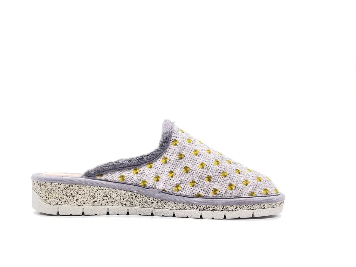 GRUNLAND Ciabatta Dola Donna Chiusa Grigio in Pantofole Calzature Durello - Agna, commercioVirtuoso.it