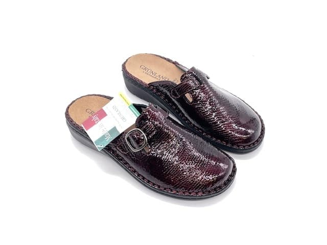 GRUNLAND Ciabatta Chiusa Donna Dafa bordeaux in Pantofole Calzature Durello - Agna, commercioVirtuoso.it