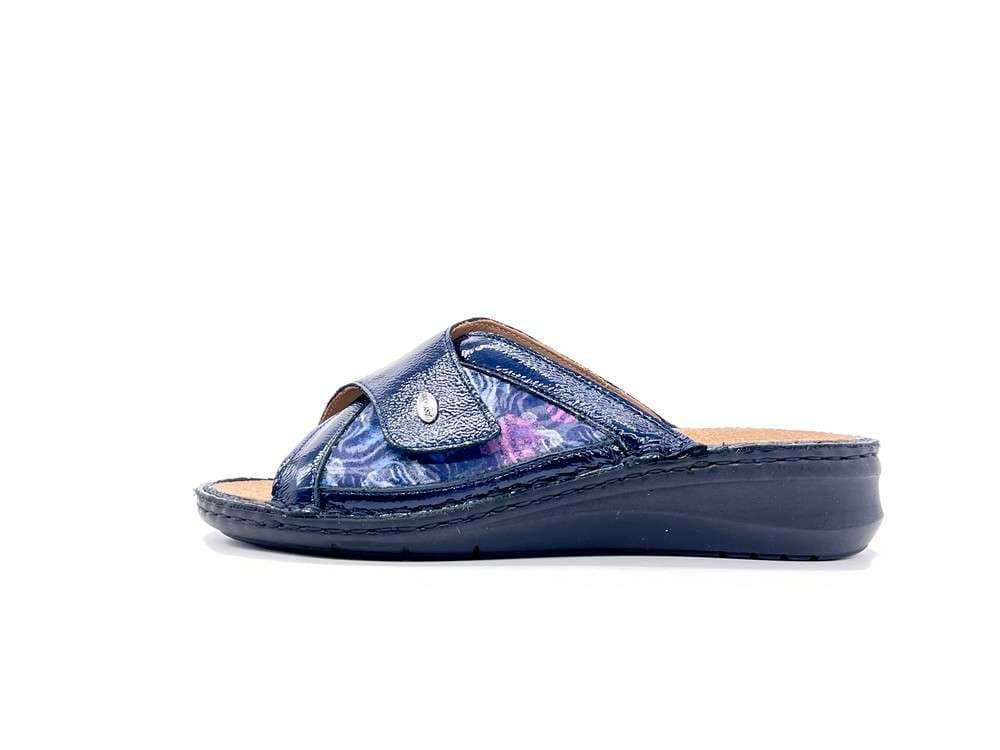 GRUNLAND Ciabatta Donna Dami Blu Uno Strappo - 5
