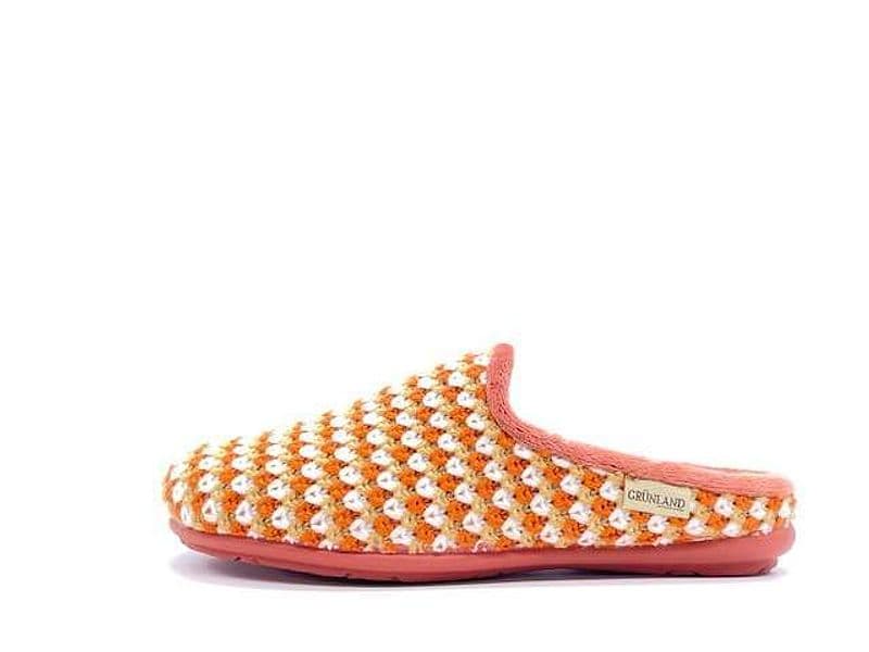 GRUNLAND Ciabatta Chiusa Donna Faye Mattone in Pantofole Calzature Durello - Agna, commercioVirtuoso.it