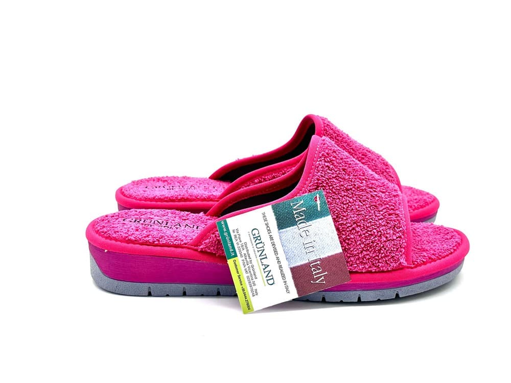 GRUNLAND Ciabatta Dola in spugna fucsia - 5