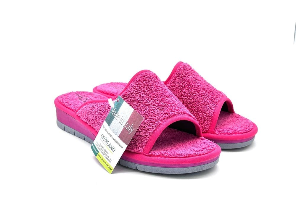GRUNLAND Ciabatta Dola in spugna fucsia in Pantofole Calzature Durello - Agna, commercioVirtuoso.it