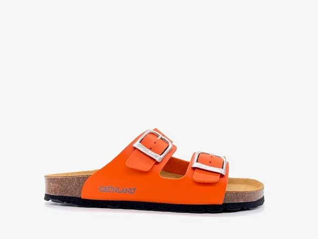 GRUNLAND Ciabatta Donna Sara Arancio in Pantofole Calzature Durello - Agna, commercioVirtuoso.it