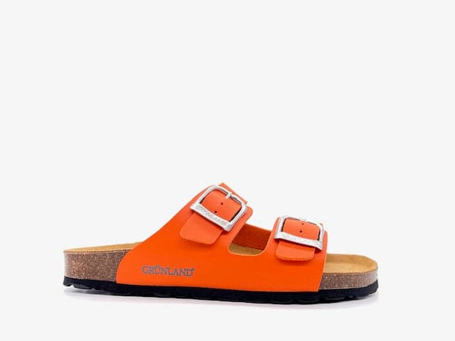 GRUNLAND Ciabatta Donna Sara Arancio in Pantofole Calzature Durello - Agna, commercioVirtuoso.it