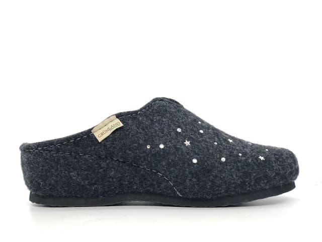 GRUNLAND Ciabatta chiusa donna Gaby Antracite in Infradito e ciabatte da spiaggia Calzature Durello - Agna, commercioVirtuoso.it