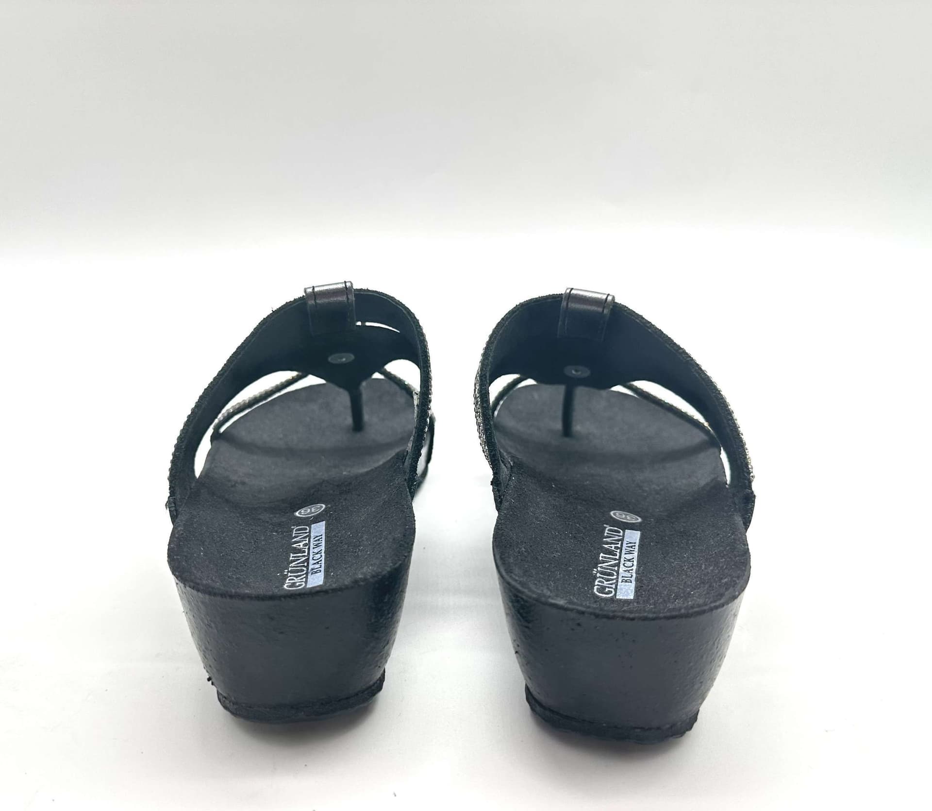 GRUNLAND Ciabatta infradito donna nera - 4