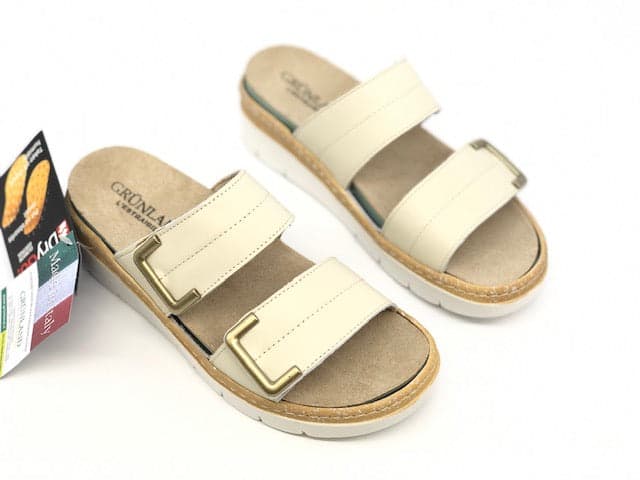 GRUNLAND Ciabatta Donna Moll Beige in Infradito e ciabatte da spiaggia Calzature Durello - Agna, commercioVirtuoso.it