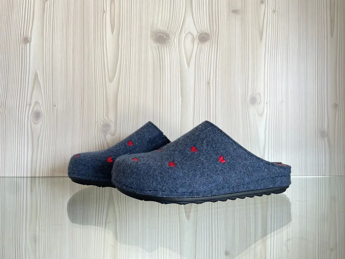 GRUNLAND Ciabatte Chiuse Donna PILA Blu Amarena - 6