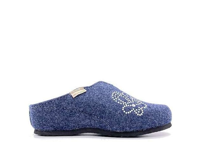 GRUNLAND Ciabatta Donna Gaby Blu in Pantofole Calzature Durello - Agna, commercioVirtuoso.it