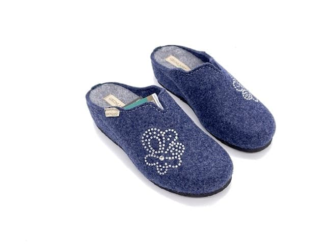 GRUNLAND Ciabatta Donna Gaby Blu in Pantofole Calzature Durello - Agna, commercioVirtuoso.it