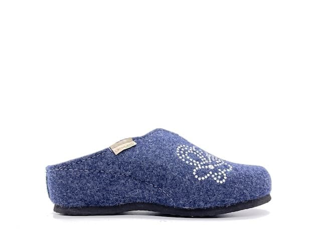 GRUNLAND Ciabatta Donna Gaby Blu in Pantofole Calzature Durello - Agna, commercioVirtuoso.it