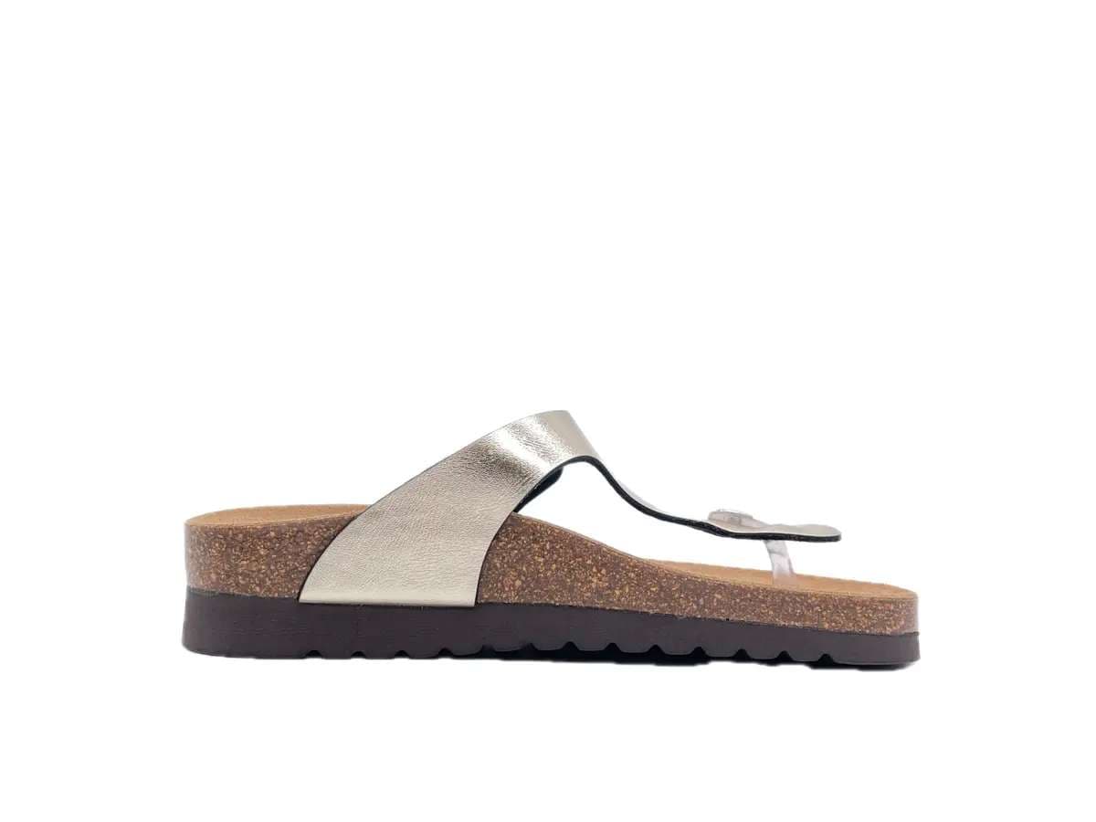 GRUNLAND Ciabatta Donna Hola Infradito Champagne - 5