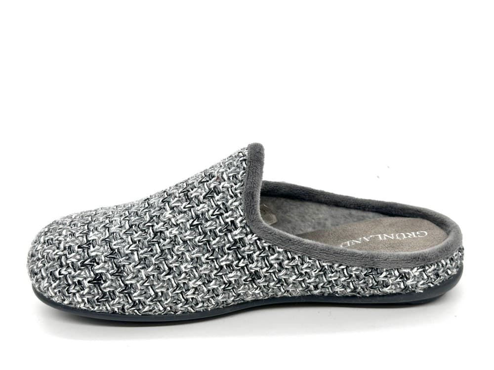 GRUNLAND Ciabatta donna Faye Grigio in Pantofole Calzature Durello - Agna, commercioVirtuoso.it