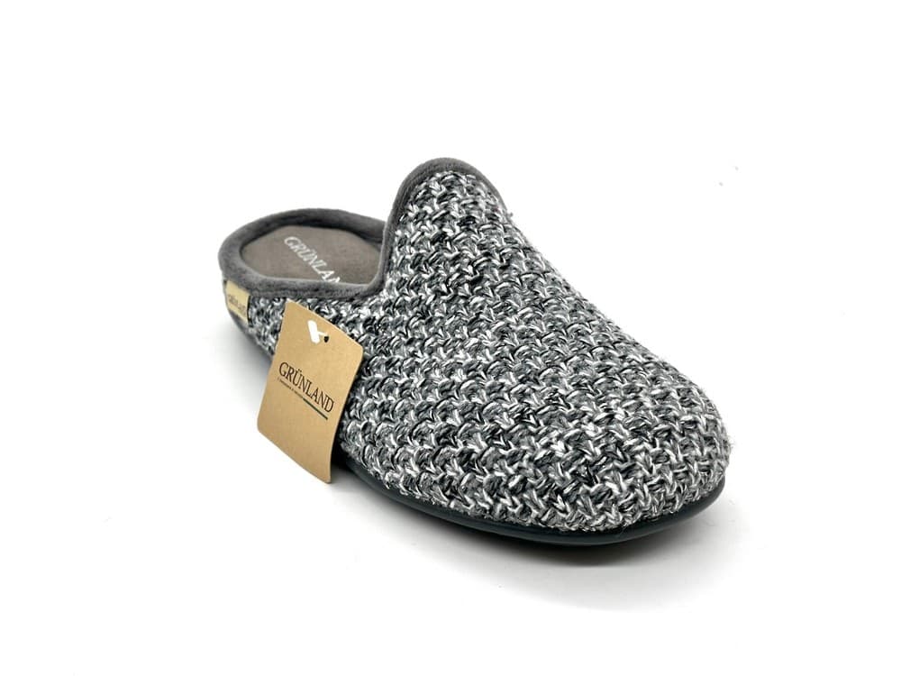 GRUNLAND Ciabatta donna Faye Grigio in Pantofole Calzature Durello - Agna, commercioVirtuoso.it