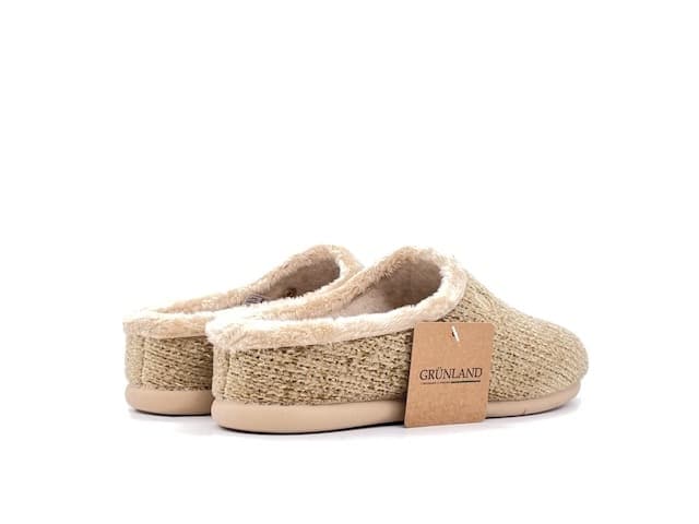 GRUNLAND Ciabatta Chiusa Donna Irra Beige in Pantofole Calzature Durello - Agna, commercioVirtuoso.it