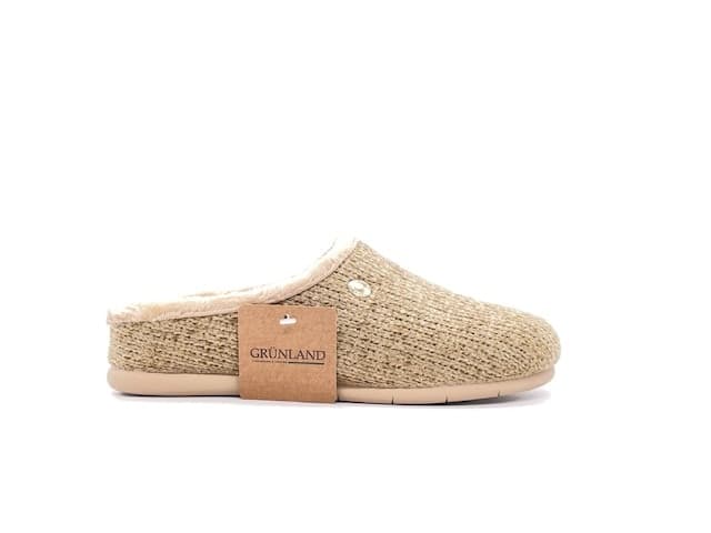 GRUNLAND Ciabatta Chiusa Donna Irra Beige in Pantofole Calzature Durello - Agna, commercioVirtuoso.it