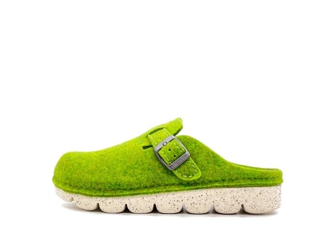 GRUNLAND Ciabatta Donna Poff Verde in Pantofole Calzature Durello - Agna, commercioVirtuoso.it