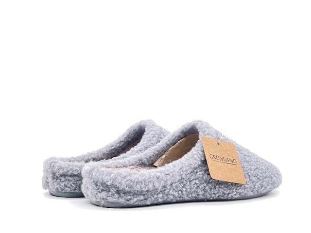 GRUNLAND Ciabatta Chiusa Donna Glov Grigio in Pantofole Calzature Durello - Agna, commercioVirtuoso.it