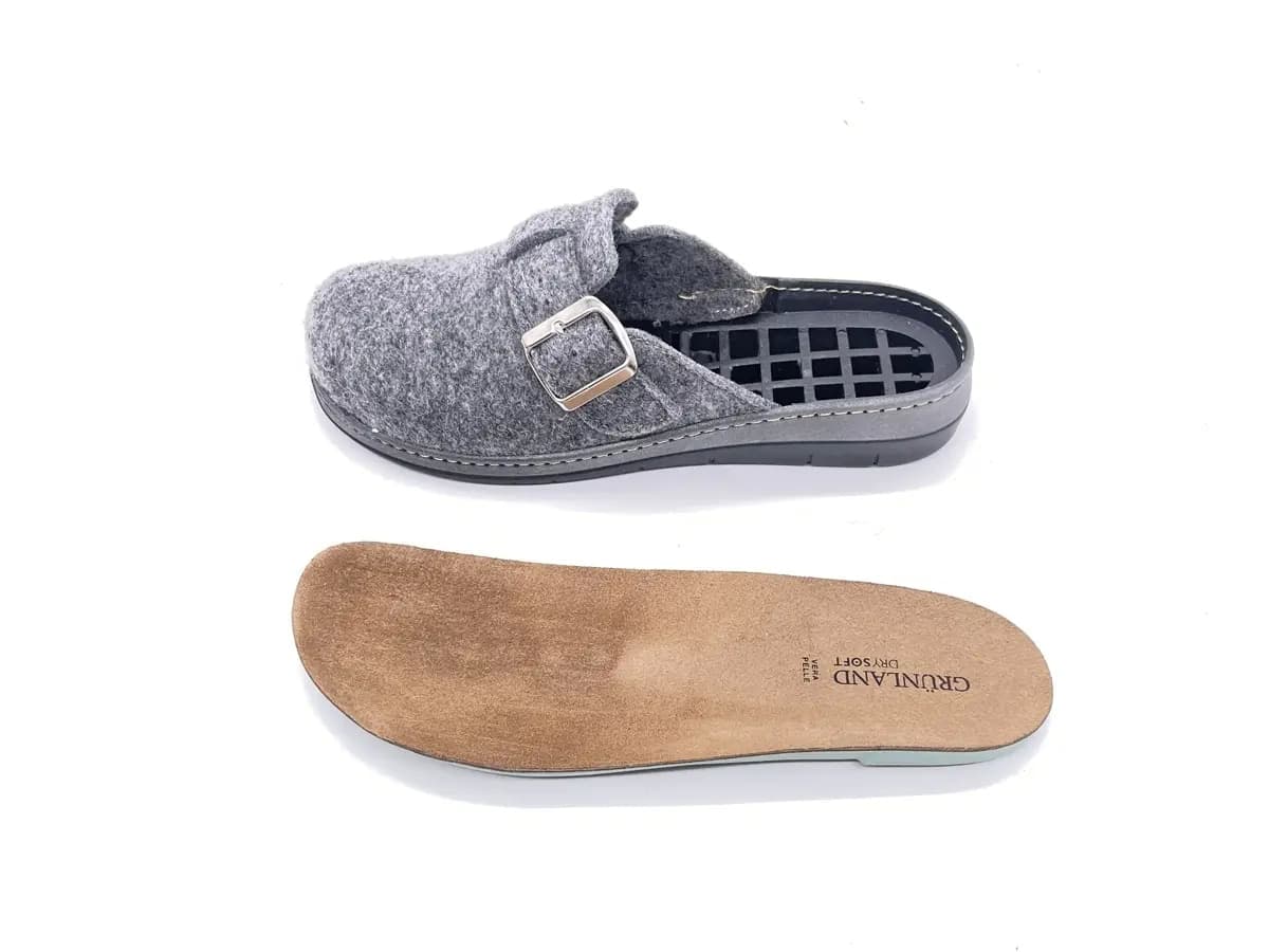 GRUNLAND Ciabatta Chiusa Dasa Donna Grigio in Infradito e ciabatte da spiaggia Calzature Durello - Agna, commercioVirtuoso.it