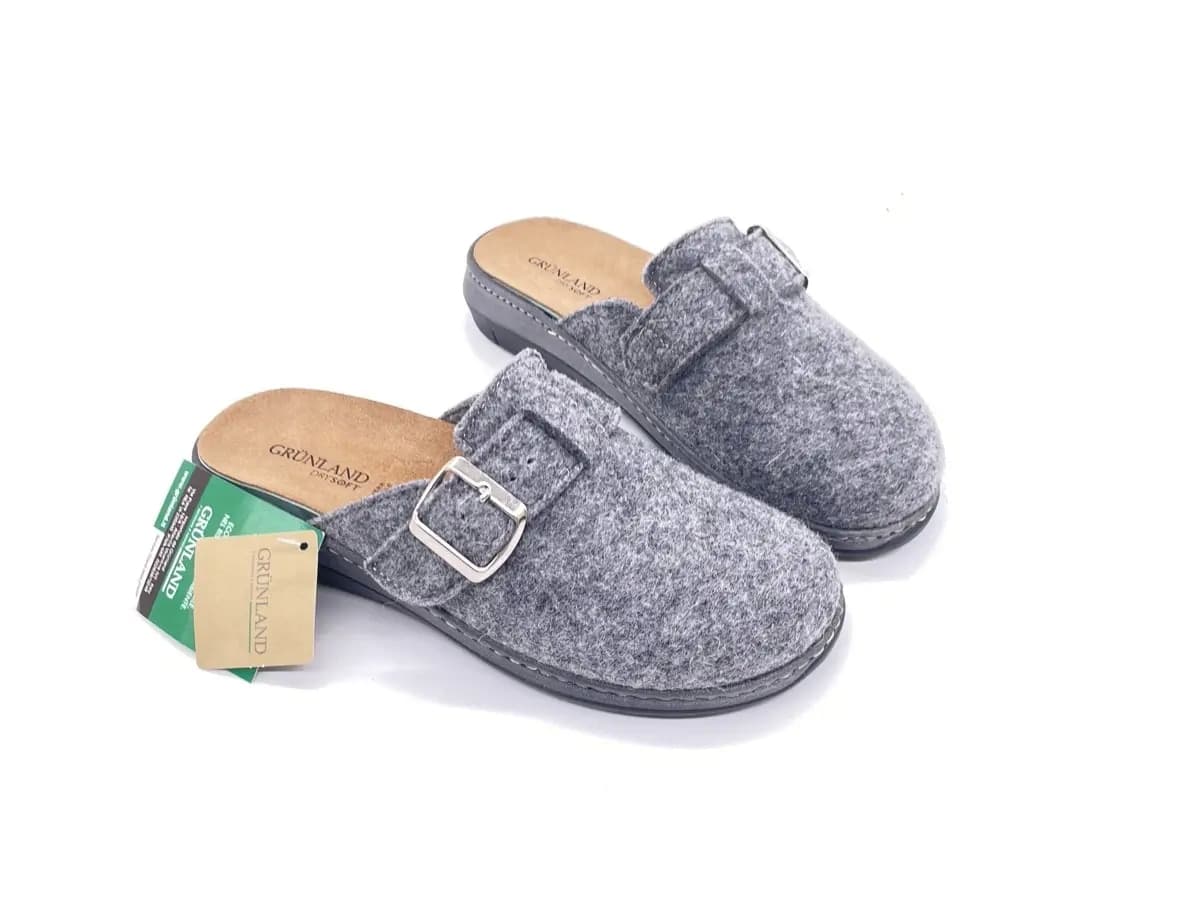 GRUNLAND Ciabatta Chiusa Dasa Donna Grigio in Infradito e ciabatte da spiaggia Calzature Durello - Agna, commercioVirtuoso.it