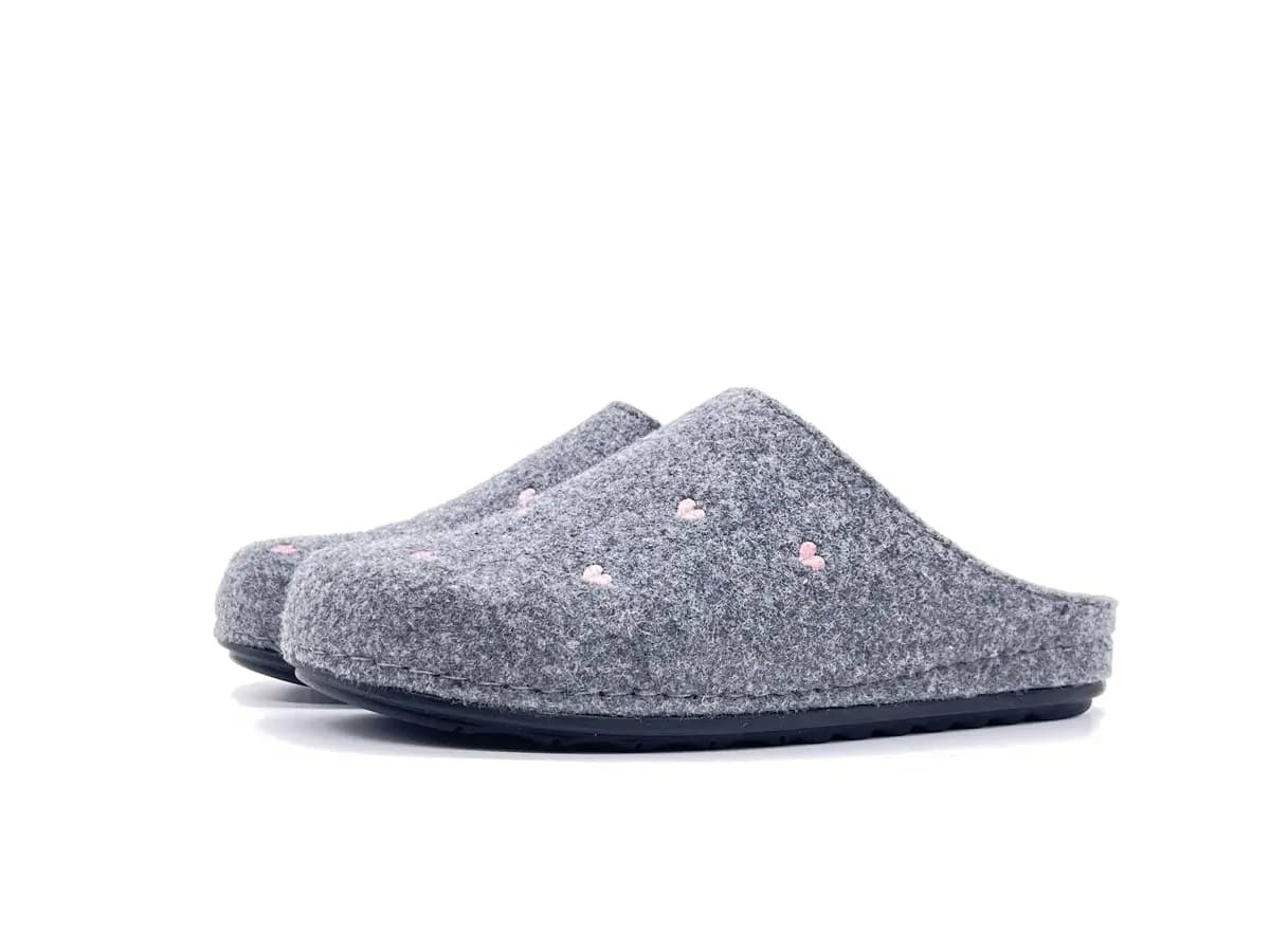 GRUNLAND Ciabatte Chiuse Donna PILA Grigio Confetto - 7