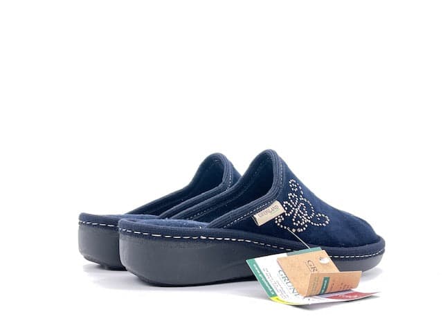 GRUNLAND Ciabatta Chiusa Donna Alde Navy in Infradito e ciabatte da spiaggia Calzature Durello - Agna, commercioVirtuoso.it