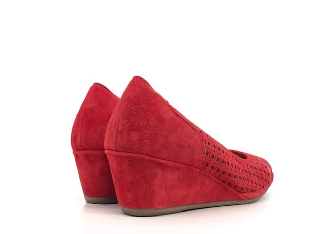 GRUNLAND Ballerina Rina rossa in Ballerine Calzature Durello - Agna, commercioVirtuoso.it