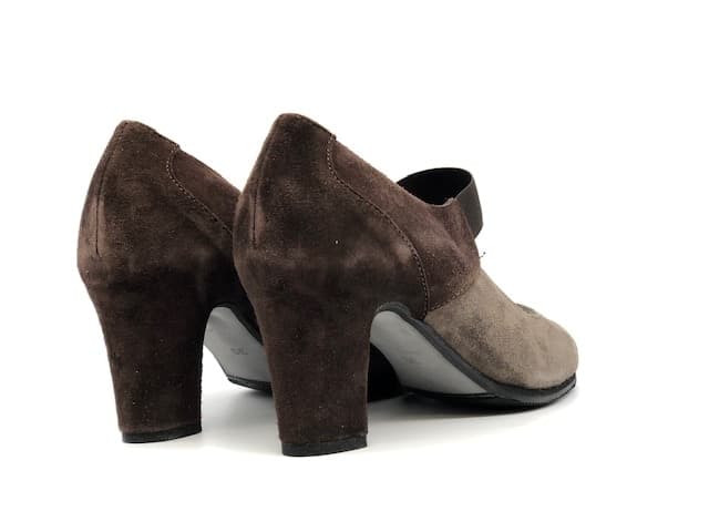 Grunland Ardi décolleté donna scamosciate marroni stile Mary Jane in Scarpe da ballo da donna Calzature Durello - Agna, commercioVirtuoso.it
