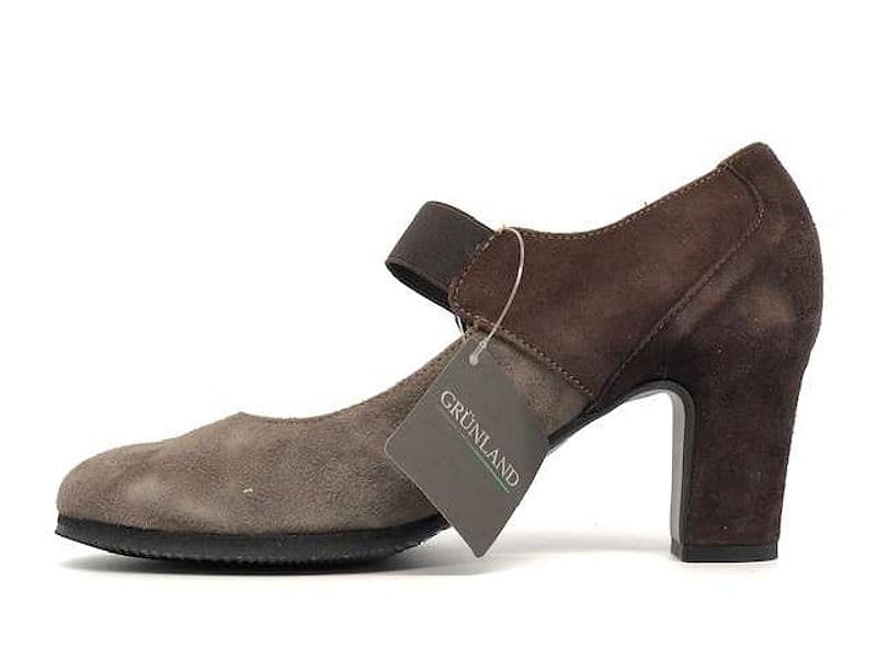 Grunland Ardi décolleté donna scamosciate marroni stile Mary Jane in Scarpe da ballo da donna Calzature Durello - Agna, commercioVirtuoso.it