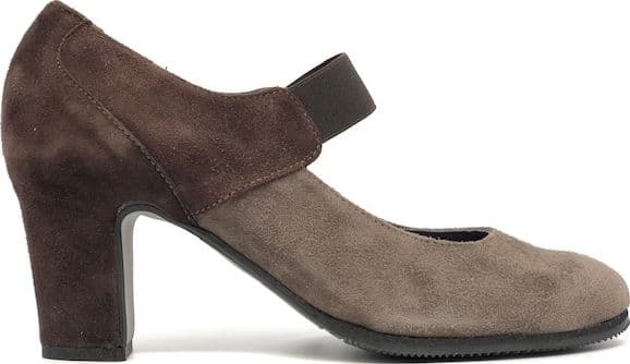 Grunland Ardi décolleté donna scamosciate marroni stile Mary Jane in Scarpe da ballo da donna Calzature Durello - Agna, commercioVirtuoso.it