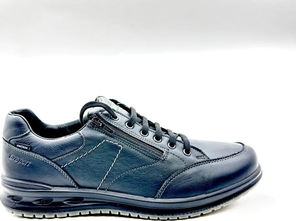 GRISPORT Scarpa Uomo In Pelle Nera con zip - 5