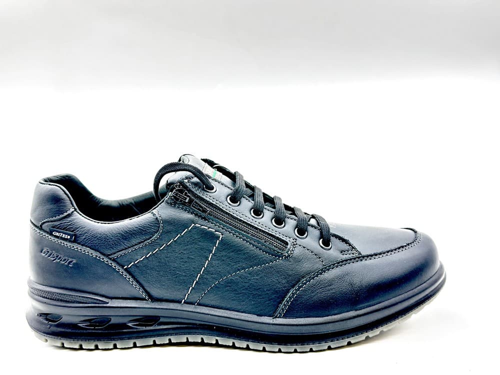 GRISPORT Scarpa Uomo In Pelle Nera con zip - 5